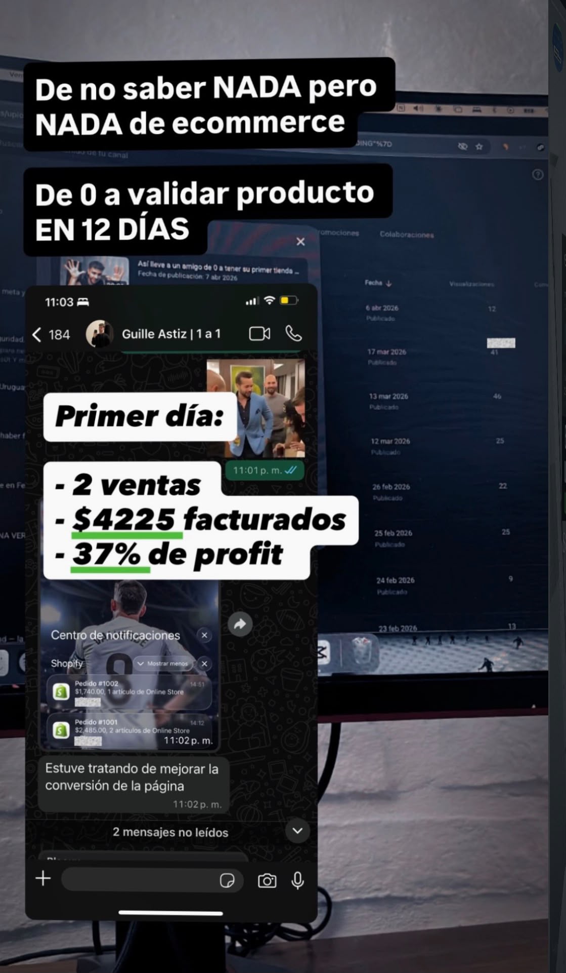 Guille: de 0 a validar producto en 12 días